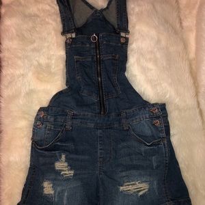 Denim Overalls/shortall
